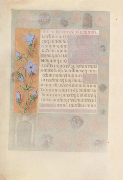 Izabella katolikus királyné, spanyol királynő órái: Fol. 184v, c. 1500. alkotó: Master of the First Prayerbook of Maximillian