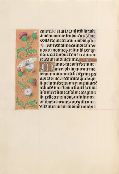 Izabella katolikus királyné, spanyol királynő órái: Fol. 232v, c. 1500. alkotó: Master of the First Prayerbook of Maximillian