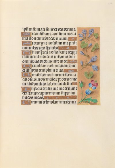 Izabella katolikus királyné, spanyol királynő órái: Fol. 236r, c. 1500. alkotó: Master of the First Prayerbook of Maximillian
