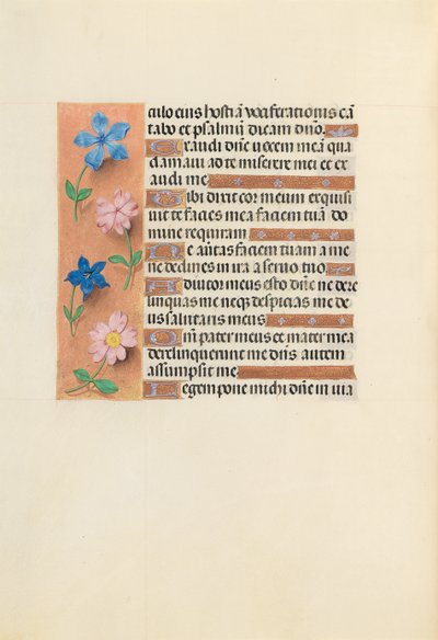 Izabella katolikus királyné, spanyol királynő órái: Fol. 236v, c. 1500. alkotó: Master of the First Prayerbook of Maximillian