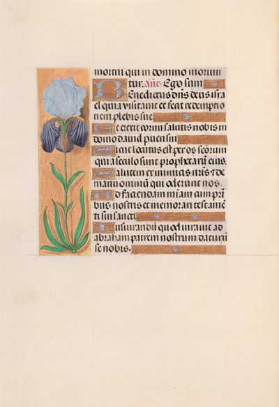 Izabella katolikus királyné, spanyol királynő órái: Fol. 254v, c. 1500. alkotó: Master of the First Prayerbook of Maximillian