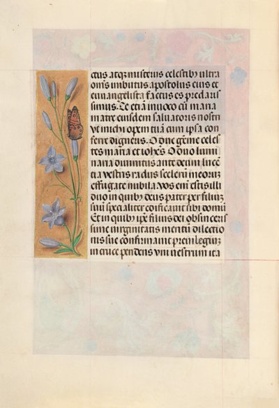 Izabella katolikus királyné, spanyol királynő órái: Fol. 262v, c. 1500. alkotó: Master of the First Prayerbook of Maximillian