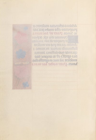 Izabella katolikus királyné, spanyol királynő órái: Fol. 266v, Szent Bernát..., c. 1500. alkotó: Master of the First Prayerbook of Maximillian