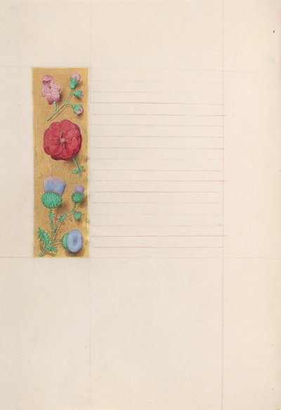 Izabella katolikus királyné, spanyol királynő órái: Fol. 274v, c. 1500. alkotó: Master of the First Prayerbook of Maximillian