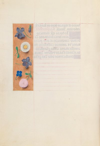 Izabella katolikus királyné, spanyol királynő órái: Fol. 30V, c. 1500. alkotó: Master of the First Prayerbook of Maximillian