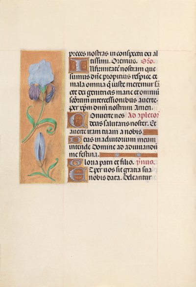 Izabella katolikus királyné, spanyol királynő órái: Fol. 41v, c. 1500. alkotó: Master of the First Prayerbook of Maximillian