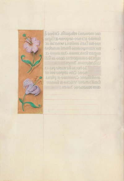 Izabella katolikus királyné, spanyol királynő órái: Fol. 49v, c. 1500. alkotó: Master of the First Prayerbook of Maximillian