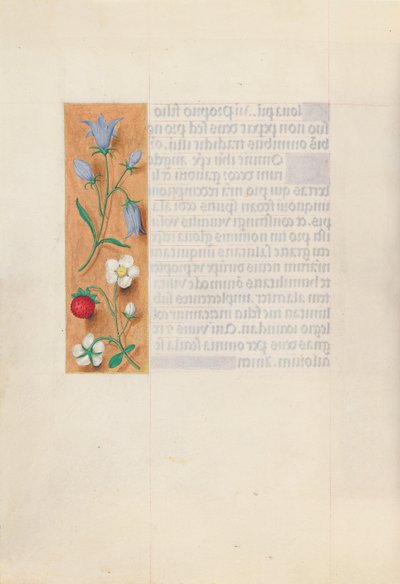 Izabella katolikus királyné, spanyol királynő órái: Fol. 60V, c. 1500. alkotó: Master of the First Prayerbook of Maximillian