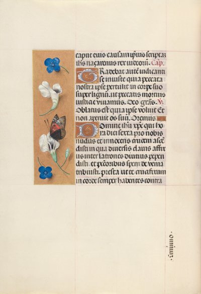Izabella katolikus királyné, spanyol királynő órái: Fol. 67V, c. 1500. alkotó: Master of the First Prayerbook of Maximillian