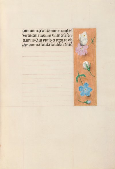 Izabella katolikus királyné, spanyol királynő órái: Fol. 68r, c. 1500. alkotó: Master of the First Prayerbook of Maximillian