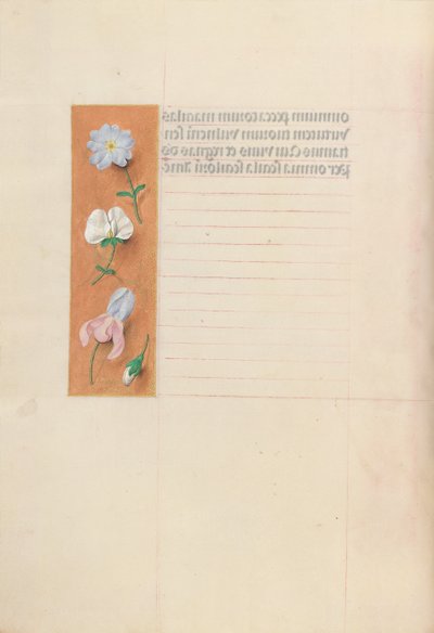 Izabella katolikus királyné, spanyol királynő órái: Fol. 68V, c. 1500. alkotó: Master of the First Prayerbook of Maximillian