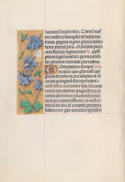 Izabella katolikus királyné, spanyol királynő órái: Fol. 83v, c. 1500. alkotó: Master of the First Prayerbook of Maximillian