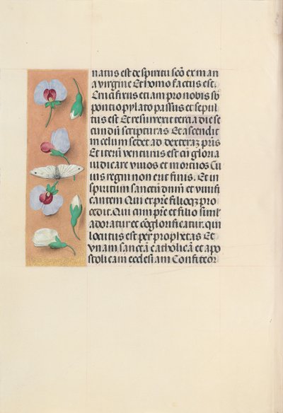 Izabella katolikus királyné, spanyol királynő órái: Fol. 91v, c. 1500. alkotó: Master of the First Prayerbook of Maximillian