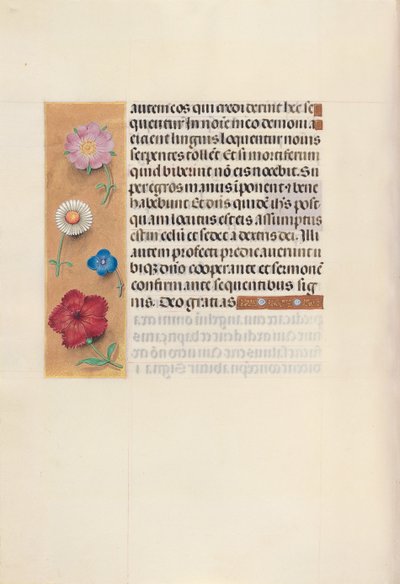 Izabella katolikus királyné, spanyol királynő órái: Fol. 96v, c. 1500. alkotó: Master of the First Prayerbook of Maximillian