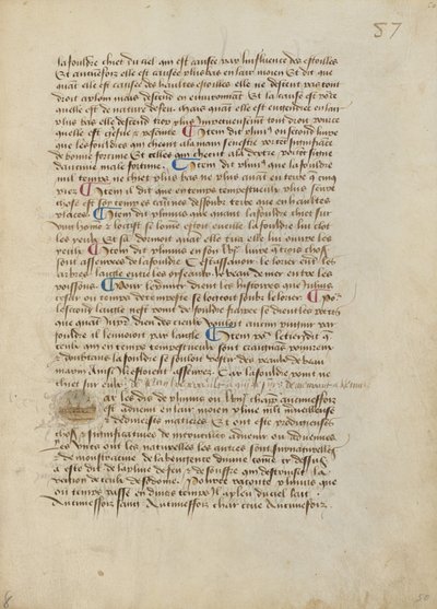 Historiated Initial P: Varangyok, békák és élősködők zápora alkotó: Master of the Geneva Boccaccio