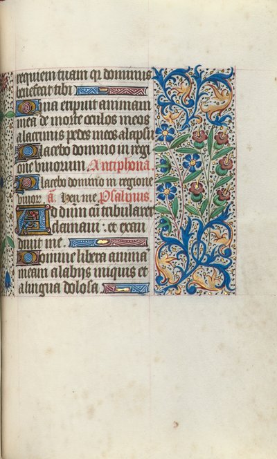 Órakönyv Rouen használata: fol. 104r, c. 1470. alkotó: Master of the Geneva Latini