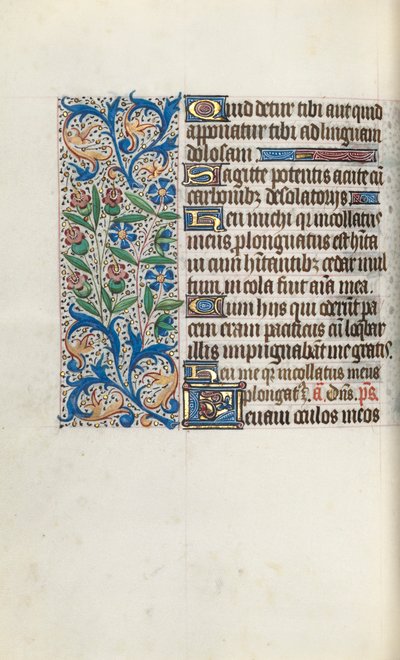 Órakönyv Rouen használata: fol. 104v, c. 1470. alkotó: Master of the Geneva Latini