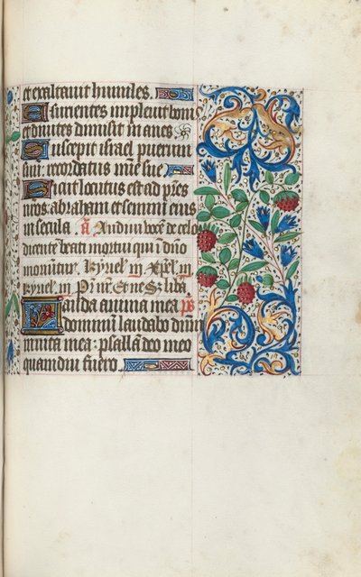 Órakönyv Rouen használata: fol. 108r, c. 1470. alkotó: Master of the Geneva Latini