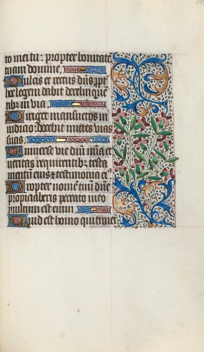 Órakönyv Rouen használata: fol. 119r, c. 1470. alkotó: Master of the Geneva Latini
