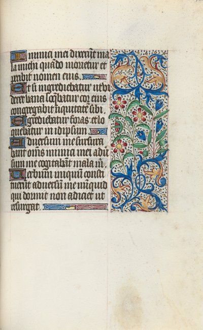 Órakönyv Rouen használata: fol. 128r, c. 1470. alkotó: Master of the Geneva Latini