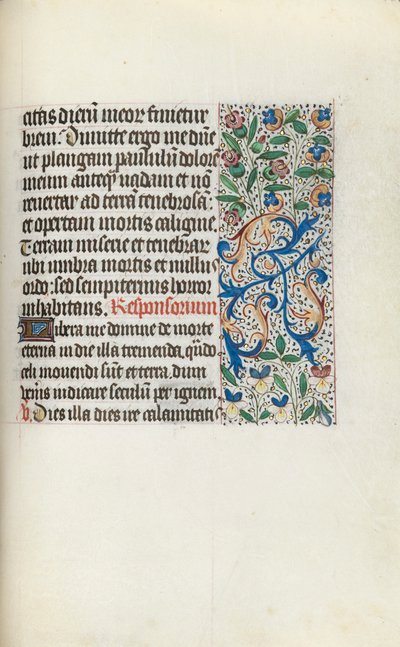 Órakönyv Rouen használata: fol. 133r, c. 1470. alkotó: Master of the Geneva Latini