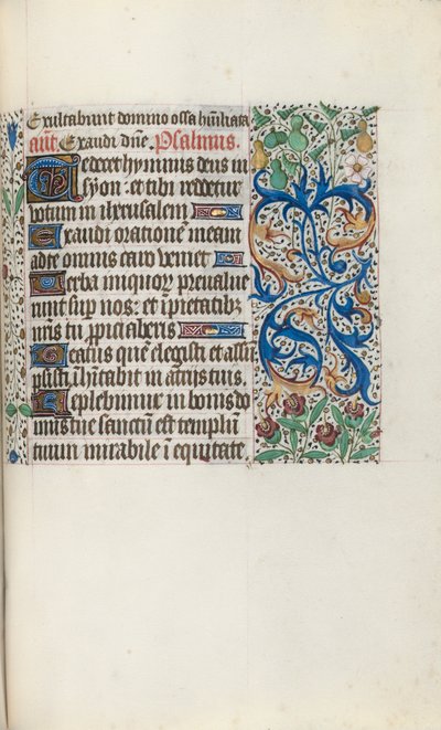 Órakönyv Rouen használata: fol. 136r, c. 1470. alkotó: Master of the Geneva Latini