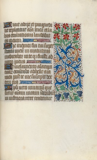 Órakönyv Rouen használata: fol. 138r, c. 1470. alkotó: Master of the Geneva Latini