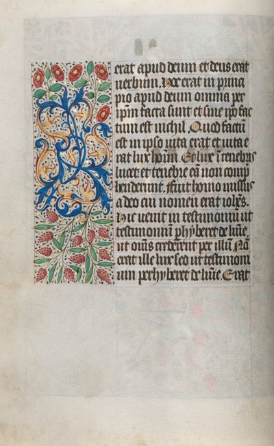 Órakönyv Rouen használata: fol. 13V, c. 1470. alkotó: Master of the Geneva Latini