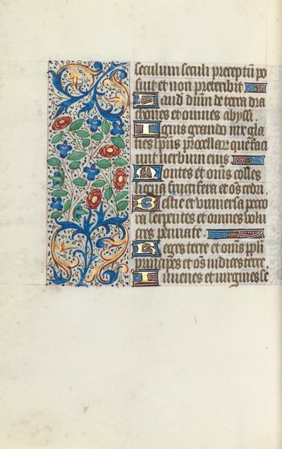 Órakönyv Rouen használata: fol. 141v, c. 1470. alkotó: Master of the Geneva Latini