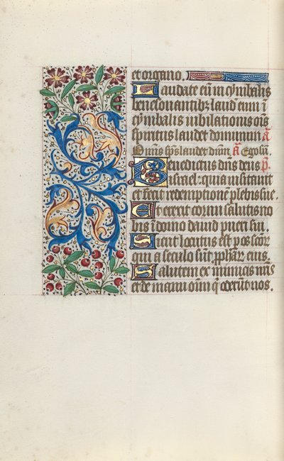 Órakönyv Rouen használata: fol. 143v, c. 1470. alkotó: Master of the Geneva Latini
