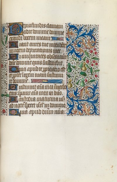 Órakönyv Rouen használata: fol. 145r, c. 1470. alkotó: Master of the Geneva Latini