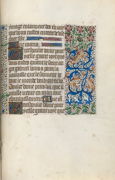 Órakönyv Rouen használata: fol. 147r, c. 1470. alkotó: Master of the Geneva Latini