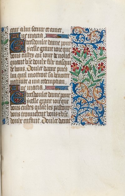 Órakönyv Rouen használata: fol. 148r, c. 1470. alkotó: Master of the Geneva Latini