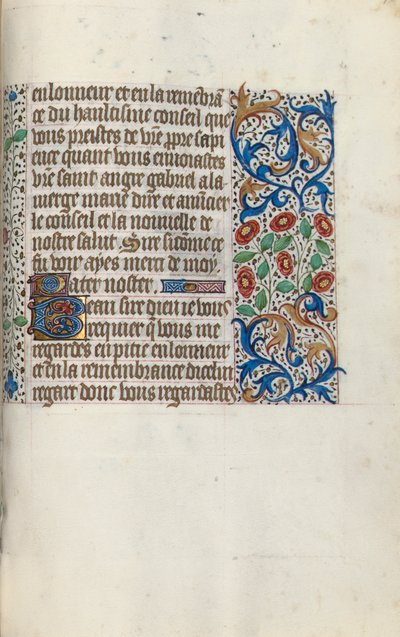 Órakönyv Rouen használata: fol. 152r, c. 1470. alkotó: Master of the Geneva Latini