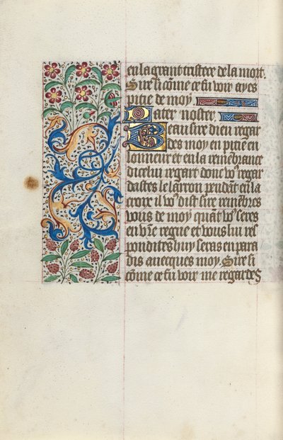Órakönyv Rouen használata: fol. 154v, c. 1470. alkotó: Master of the Geneva Latini