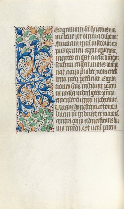 Órakönyv Rouen használata: fol. 21v, c. 1470. alkotó: Master of the Geneva Latini