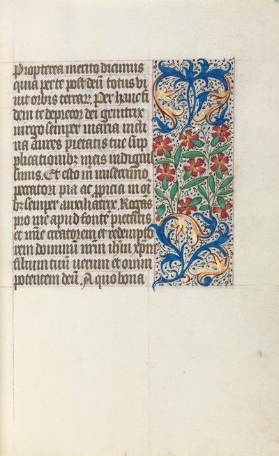 Órakönyv Rouen használata: fol. 24r, c. 1470. alkotó: Master of the Geneva Latini