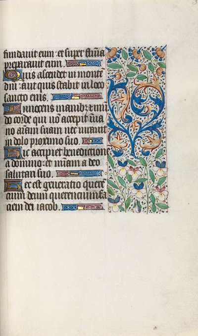 Órakönyv Rouen használata: fol. 34r, c. 1470. alkotó: Master of the Geneva Latini