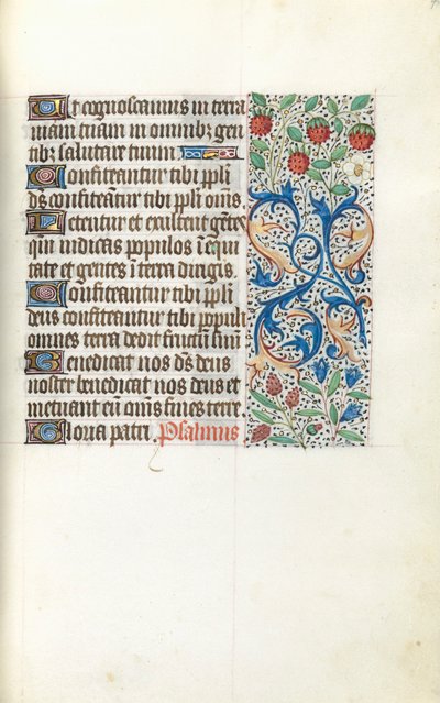 Órakönyv Rouen használata: fol. 42r, c. 1470. alkotó: Master of the Geneva Latini