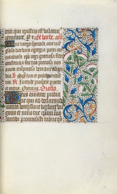 Órakönyv Rouen használata: fol. 54r, c. 1470. alkotó: Master of the Geneva Latini