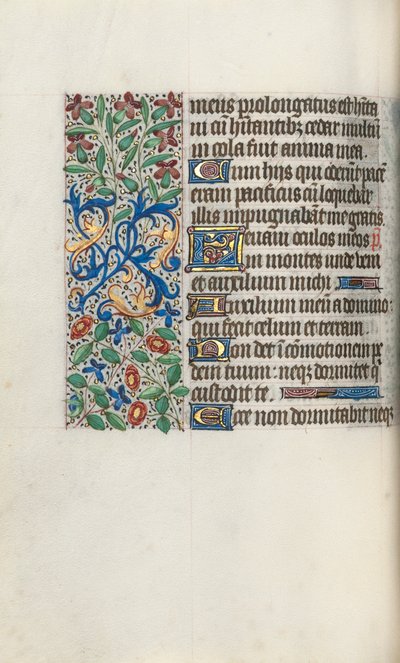 Órakönyv Rouen használata: fol. 61v, c. 1470. alkotó: Master of the Geneva Latini