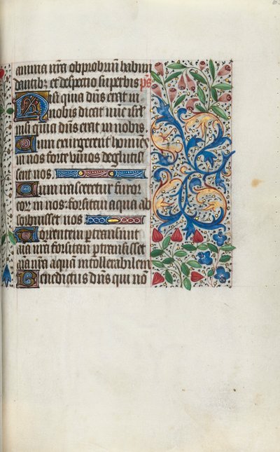 Órakönyv Rouen használata: fol. 65r, c. 1470. alkotó: Master of the Geneva Latini