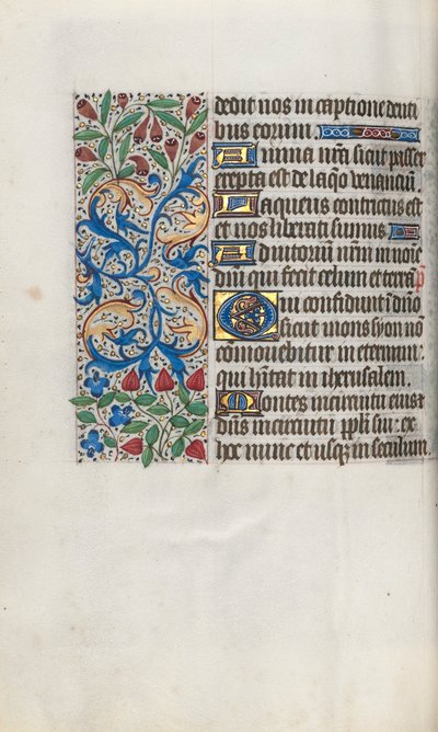 Órakönyv Rouen használata: fol. 65V, c. 1470. alkotó: Master of the Geneva Latini