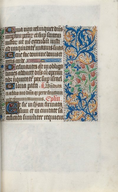 Órakönyv Rouen használata: fol. 66r, c. 1470. alkotó: Master of the Geneva Latini