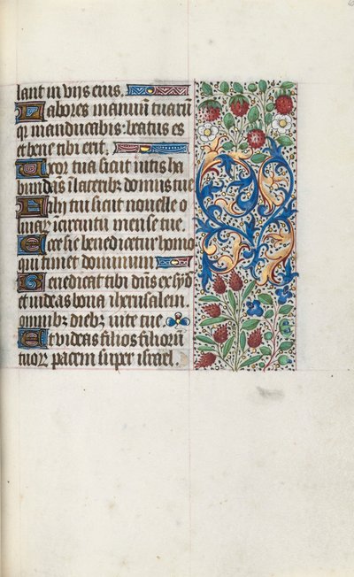 Órakönyv Rouen használata: fol. 69r, c. 1470. alkotó: Master of the Geneva Latini