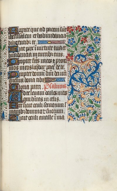 Órakönyv Rouen használata: fol. 70r, c. 1470. alkotó: Master of the Geneva Latini