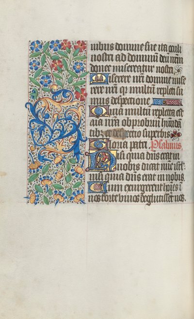 Órakönyv Rouen használata: fol. 70V, c. 1470. alkotó: Master of the Geneva Latini
