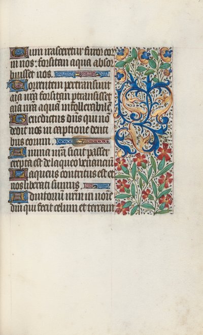 Órakönyv Rouen használata: fol. 71r, c. 1470. alkotó: Master of the Geneva Latini