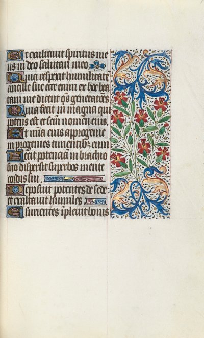 Órakönyv Rouen használata: fol. 74r, c. 1470. alkotó: Master of the Geneva Latini