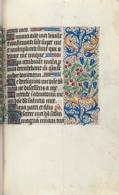 Órakönyv Rouen használata: fol. 85r, c. 1470. alkotó: Master of the Geneva Latini